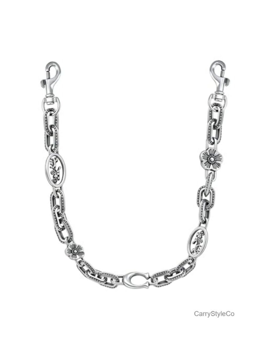 Cherry Bag Charm Purse Accessory Wallet Chain Keychain Alloy Extender